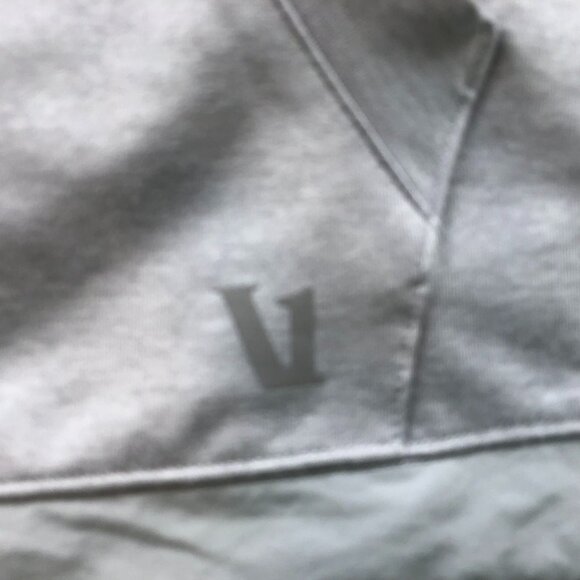 Vouri Men Hoodie Sweatshirt Large Gray Pullover Activewear Athleisure Drawstring - Picture 10 of 13